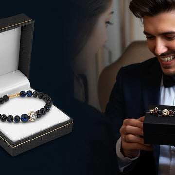 Discover crystal bracelets for men that combine strength, style, and meaning. Explore refined men's gift ideas designed for modern masculinity.