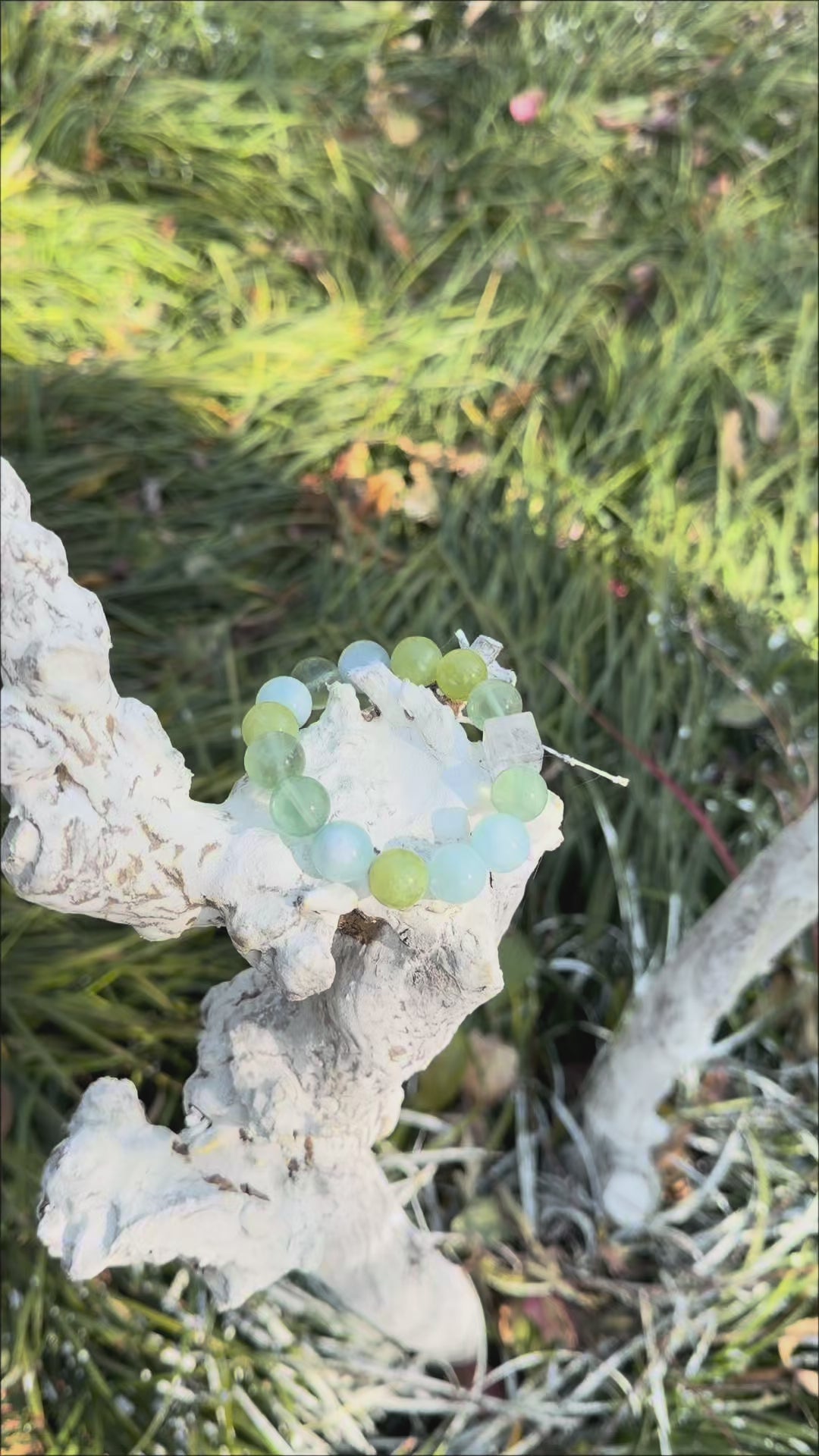 Aquamarine & Fluorite Energy Crystal Bracelet · Lily Haze – ZENITHMANA
